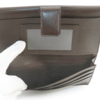 Fendi Zucca Pattern Bifold Wallet Canvas Leather Brown — view 9