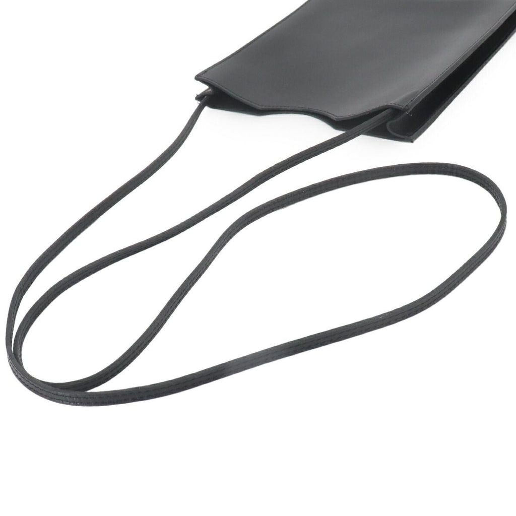 Hermes Onimetou Shoulder Bag Pochette Box Calf Black Onimaitou — view 5