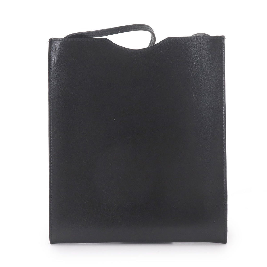 Hermes Onimetou Shoulder Bag Pochette Box Calf Black Onimaitou — view 2