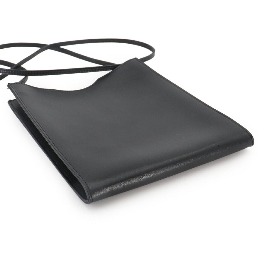 Hermes Onimetou Shoulder Bag Pochette Box Calf Black Onimaitou — view 4