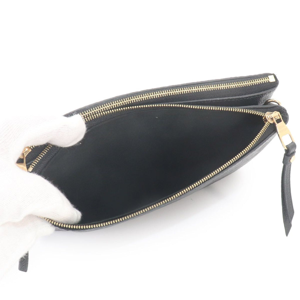 Louis Vuitton Monogram Empreinte Pochette Double Zip Shoulder Bag Leather — view 8