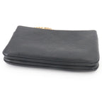 Louis Vuitton Monogram Empreinte Pochette Double Zip Shoulder Bag Leather — view 5
