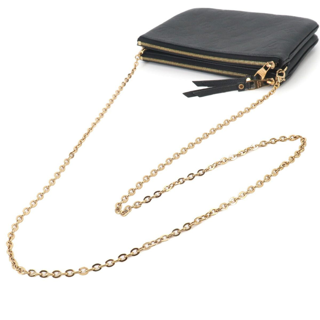 Louis Vuitton Monogram Empreinte Pochette Double Zip Shoulder Bag Leather — view 6