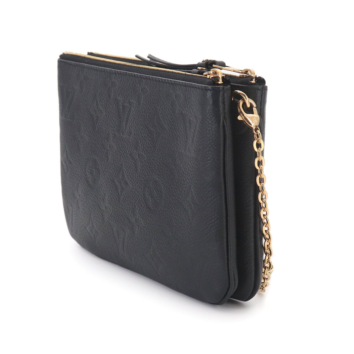 Louis Vuitton Monogram Empreinte Pochette Double Zip Shoulder Bag Leather — view 4