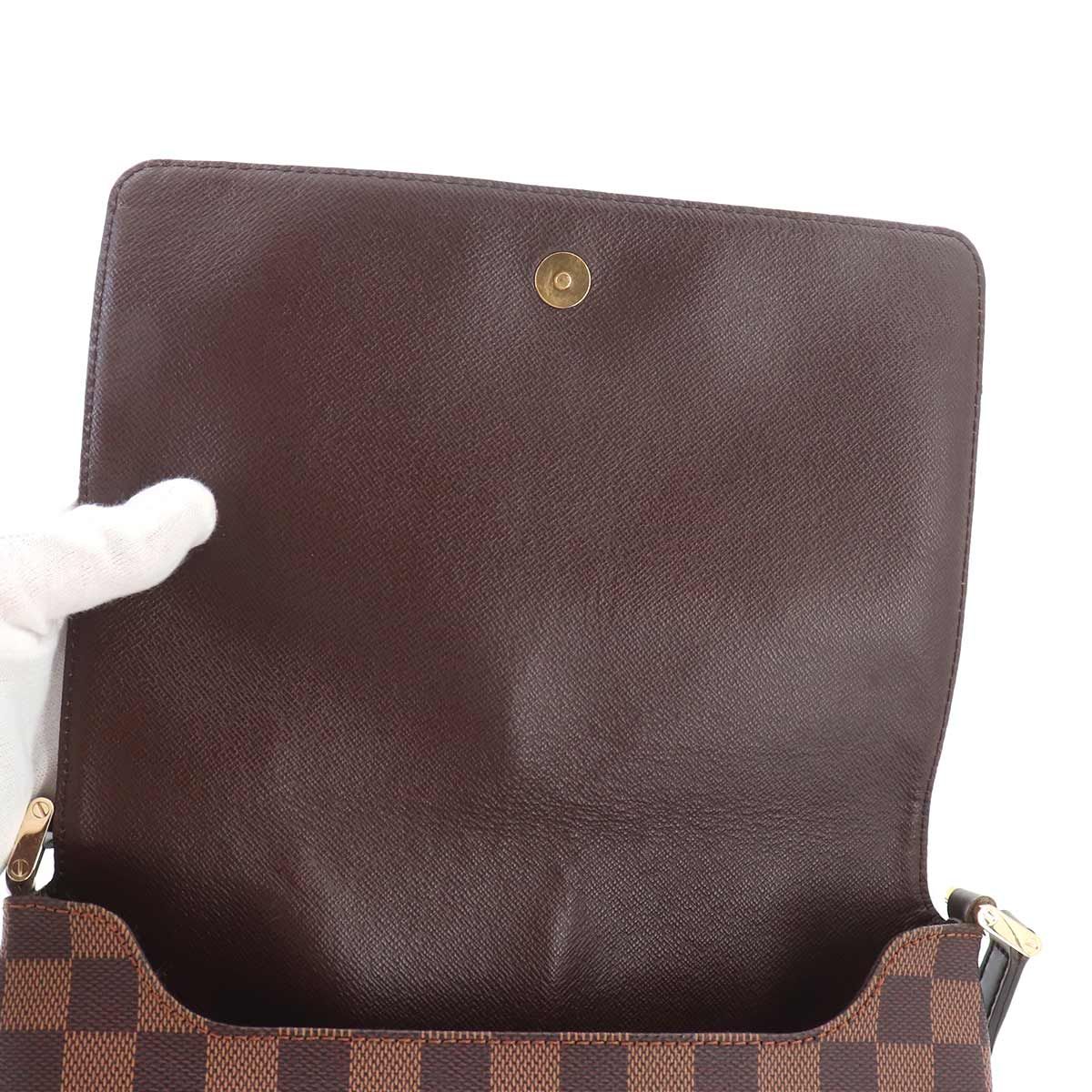 Louis Vuitton Damier Musette Tango Long Shoulder Bag Ebene — view 8