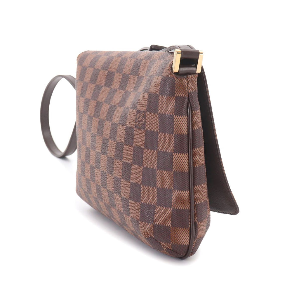 Louis Vuitton Damier Musette Tango Long Shoulder Bag Ebene — view 4