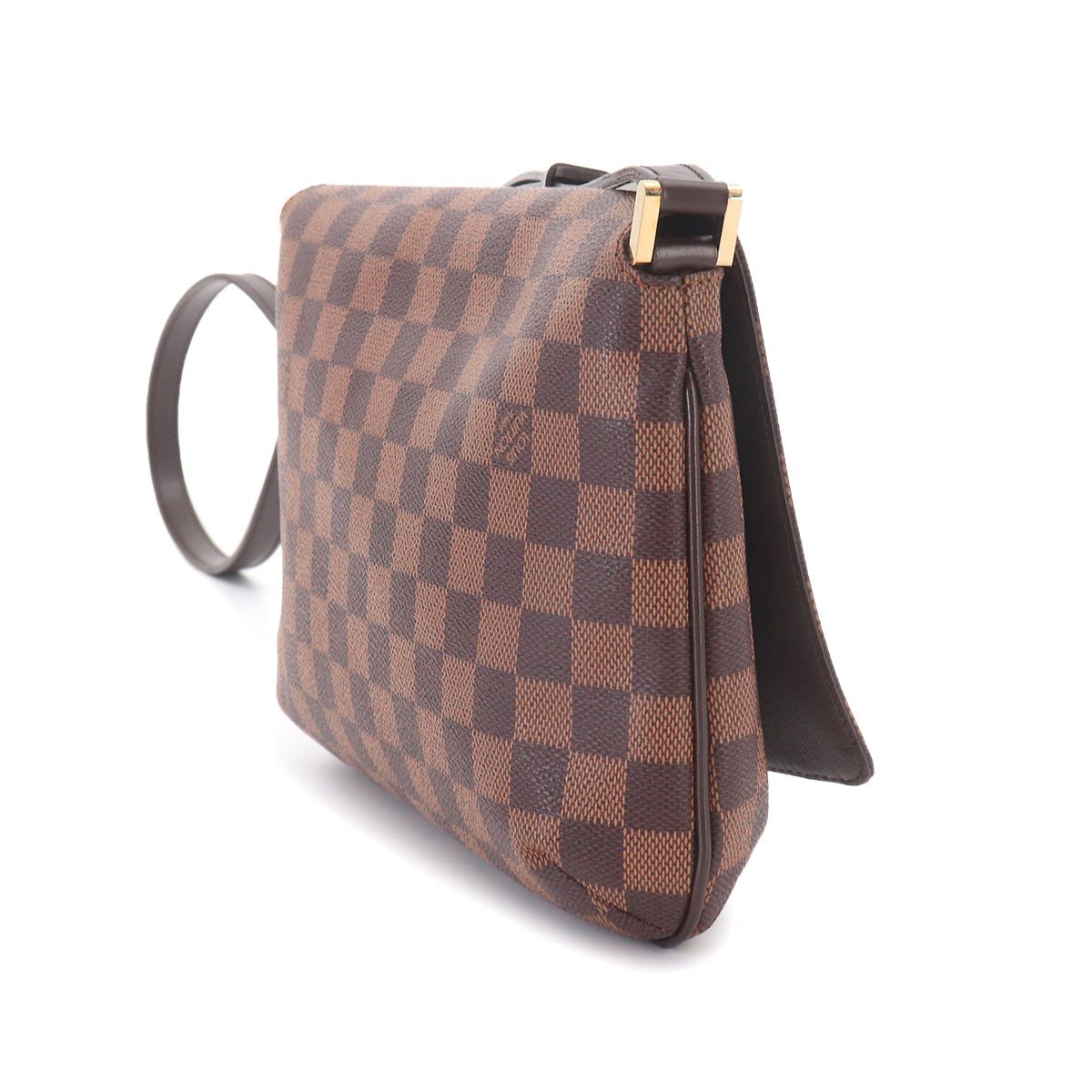 Louis Vuitton Damier Musette Tango Long Shoulder Bag Ebene — view 4