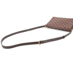 Louis Vuitton Damier Musette Tango Long Shoulder Bag Ebene — view 6