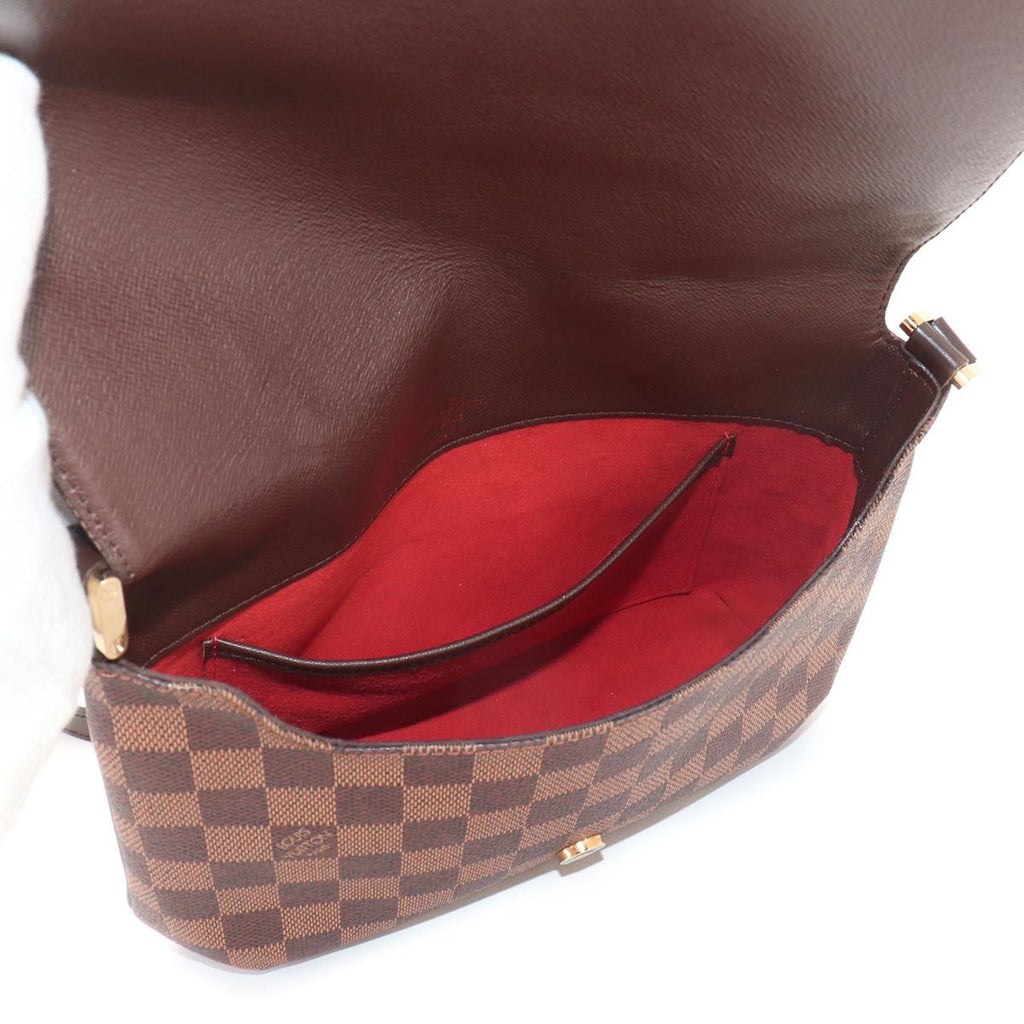 Louis Vuitton Damier Musette Tango Long Shoulder Bag Ebene — view 7