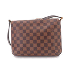 Louis Vuitton Damier Musette Tango Long Shoulder Bag Ebene — view 3