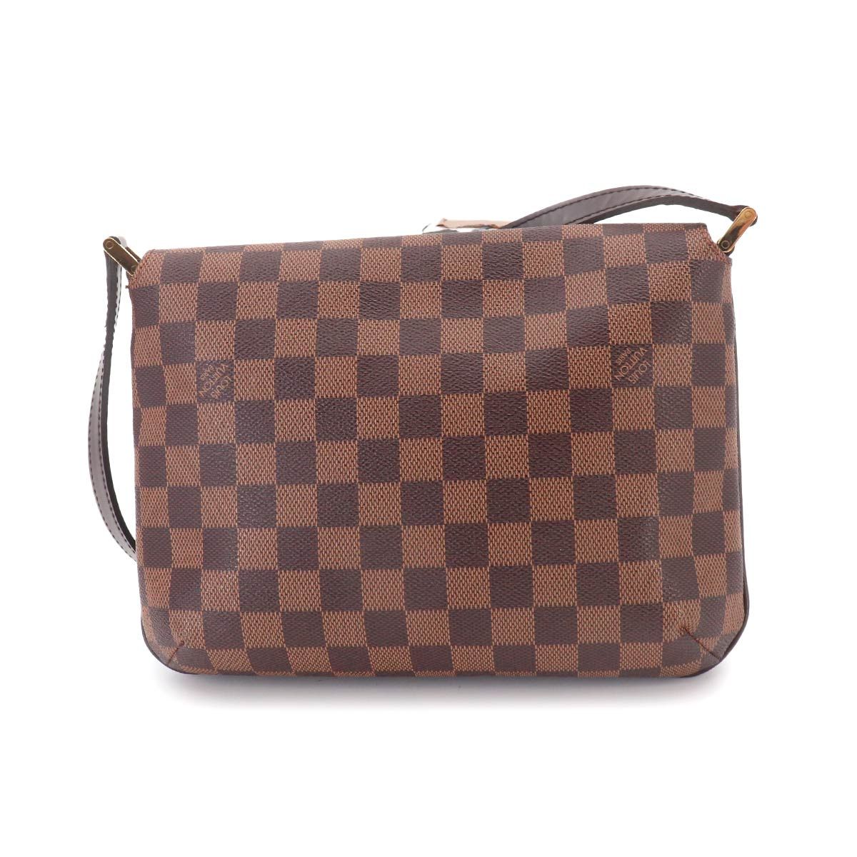 Louis Vuitton Damier Musette Tango Long Shoulder Bag Ebene — view 3