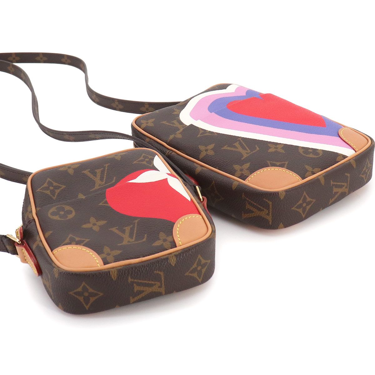 Louis Vuitton Monogram Game on Panam Set Shoulder Bag Brown — view 5