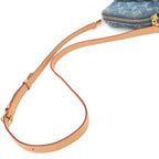 Louis Vuitton LV Remix Pochette Fairfax Shoulder Bag Monogram Denim Blue — view 6