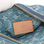 Louis Vuitton LV Remix Pochette Fairfax Shoulder Bag Monogram Denim Blue — view 8