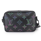 Louis Vuitton Comet Messenger Shoulder Bag Leather Black Multicolor — view 2