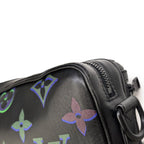 Louis Vuitton Comet Messenger Shoulder Bag Leather Black Multicolor — view 9