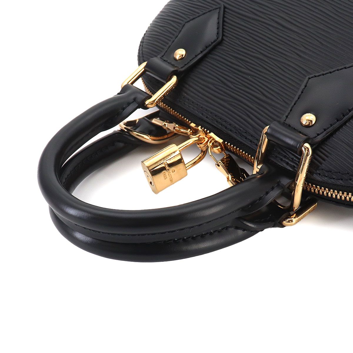 Louis Vuitton LV Takashi Murakami Epi Alma BB 2-Way Bag Black — view 6