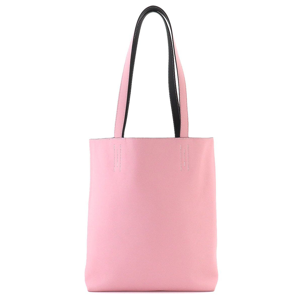 Hermes Neo Double Sens 35 Reversible Tote Swift Ebene Rose Sakura — view 3