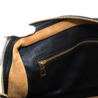 Loewe Amazona 36 Hand Bag Leather Black Gold Anagram — view 8
