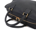Loewe Amazona 36 Hand Bag Leather Black Gold Anagram — view 5