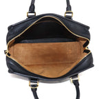 Loewe Amazona 36 Hand Bag Leather Black Gold Anagram — view 6
