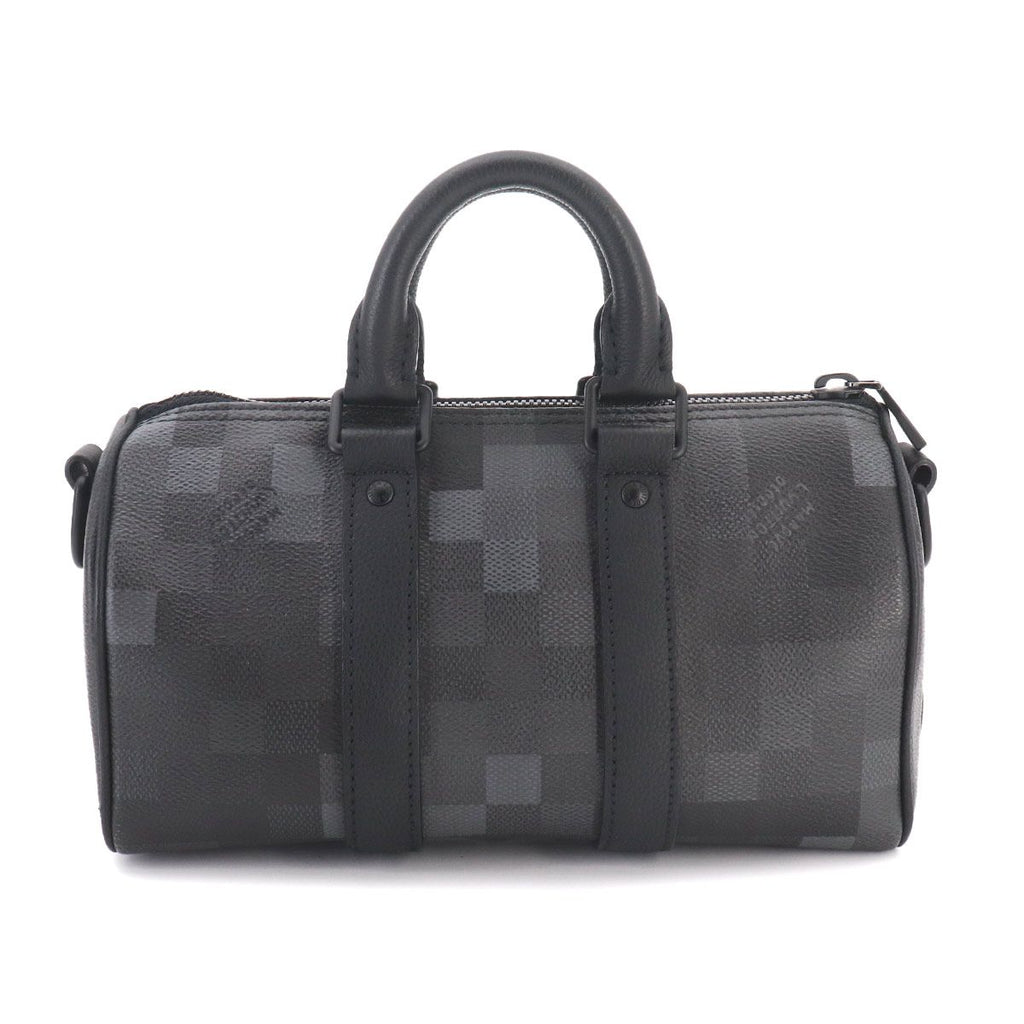Louis Vuitton Damoflage Black Keepall Bandouliere 25 2-Way — view 2
