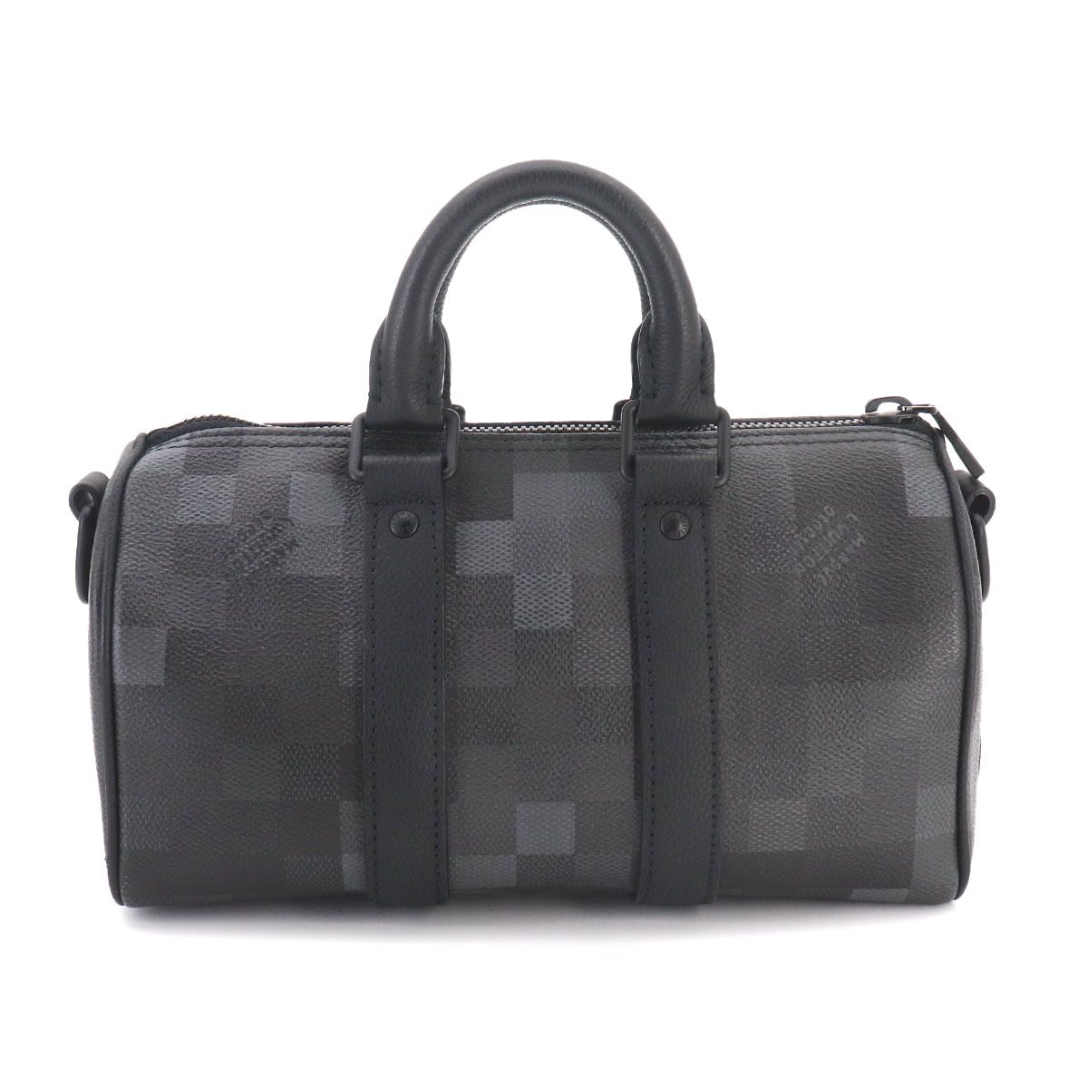 Louis Vuitton Damoflage Black Keepall Bandouliere 25 2-Way — view 2
