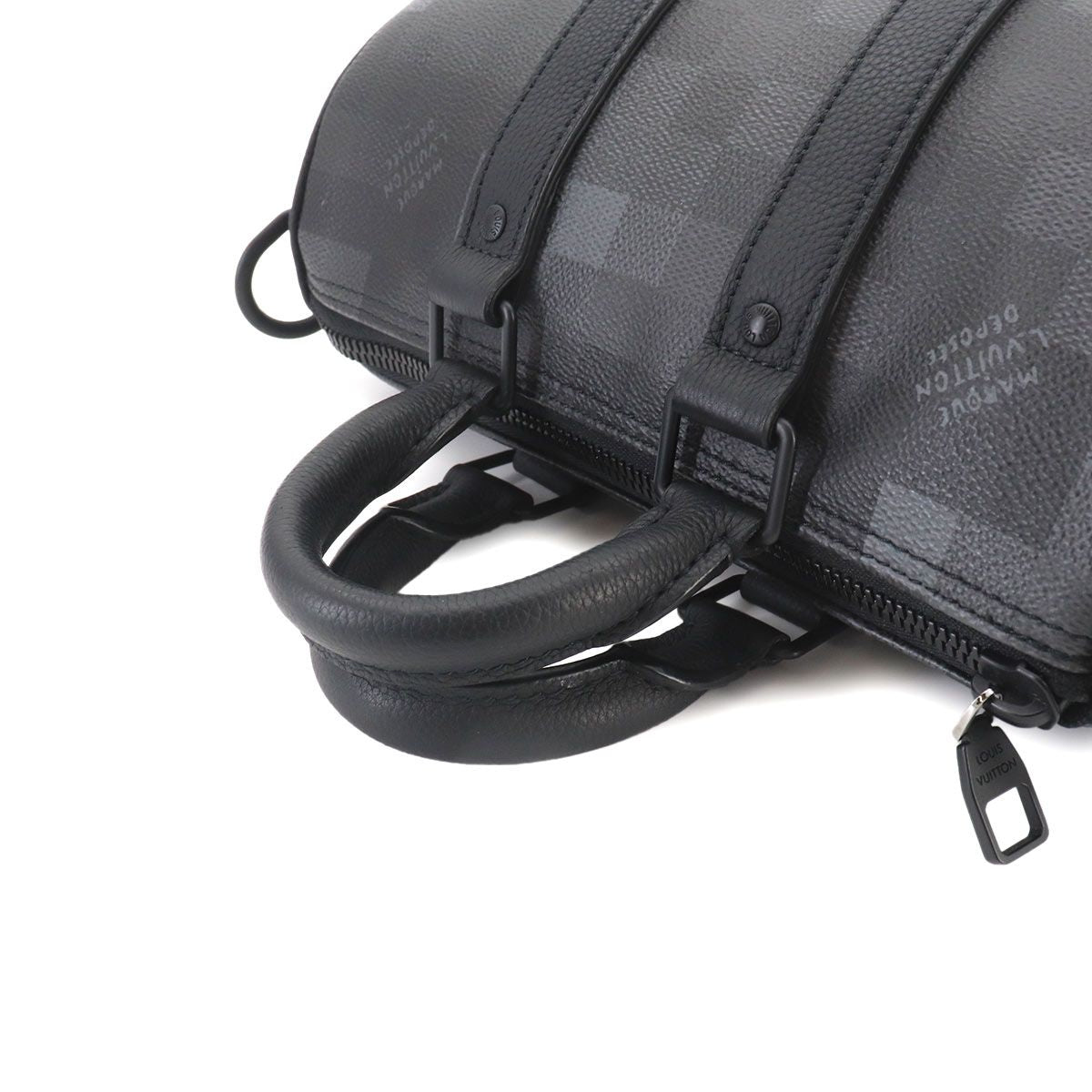 Louis Vuitton Damoflage Black Keepall Bandouliere 25 2-Way — view 5