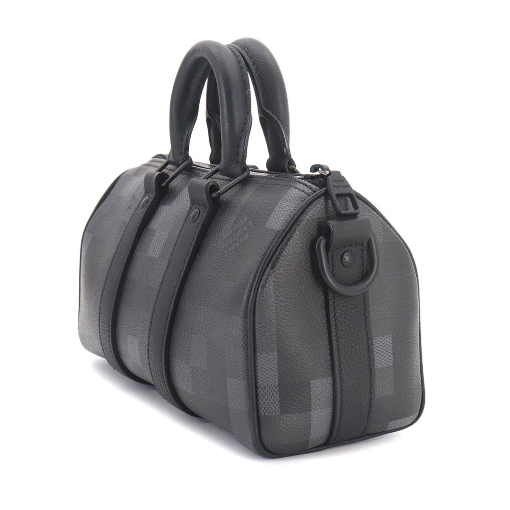 Louis Vuitton Damoflage Black Keepall Bandouliere 25 2-Way — view 3