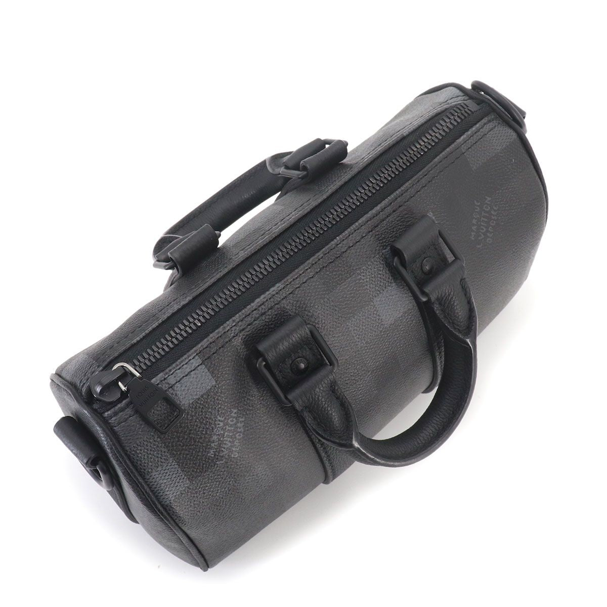 Louis Vuitton Damoflage Black Keepall Bandouliere 25 2-Way — view 8