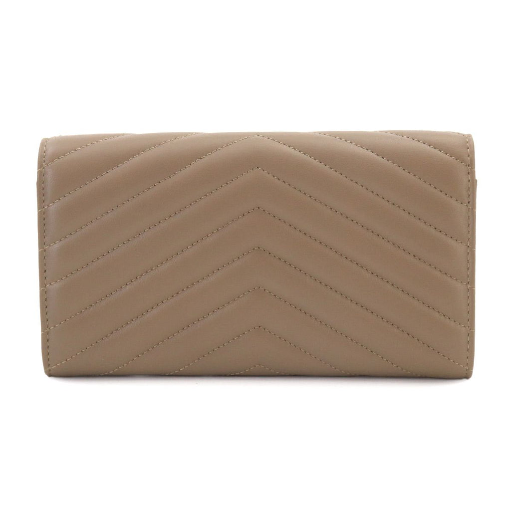 Saint Laurent Paris Monogram Large Flap Wallet Bifold Leather — view 3