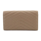 Saint Laurent Paris Monogram Large Flap Wallet Bifold Leather — view 3