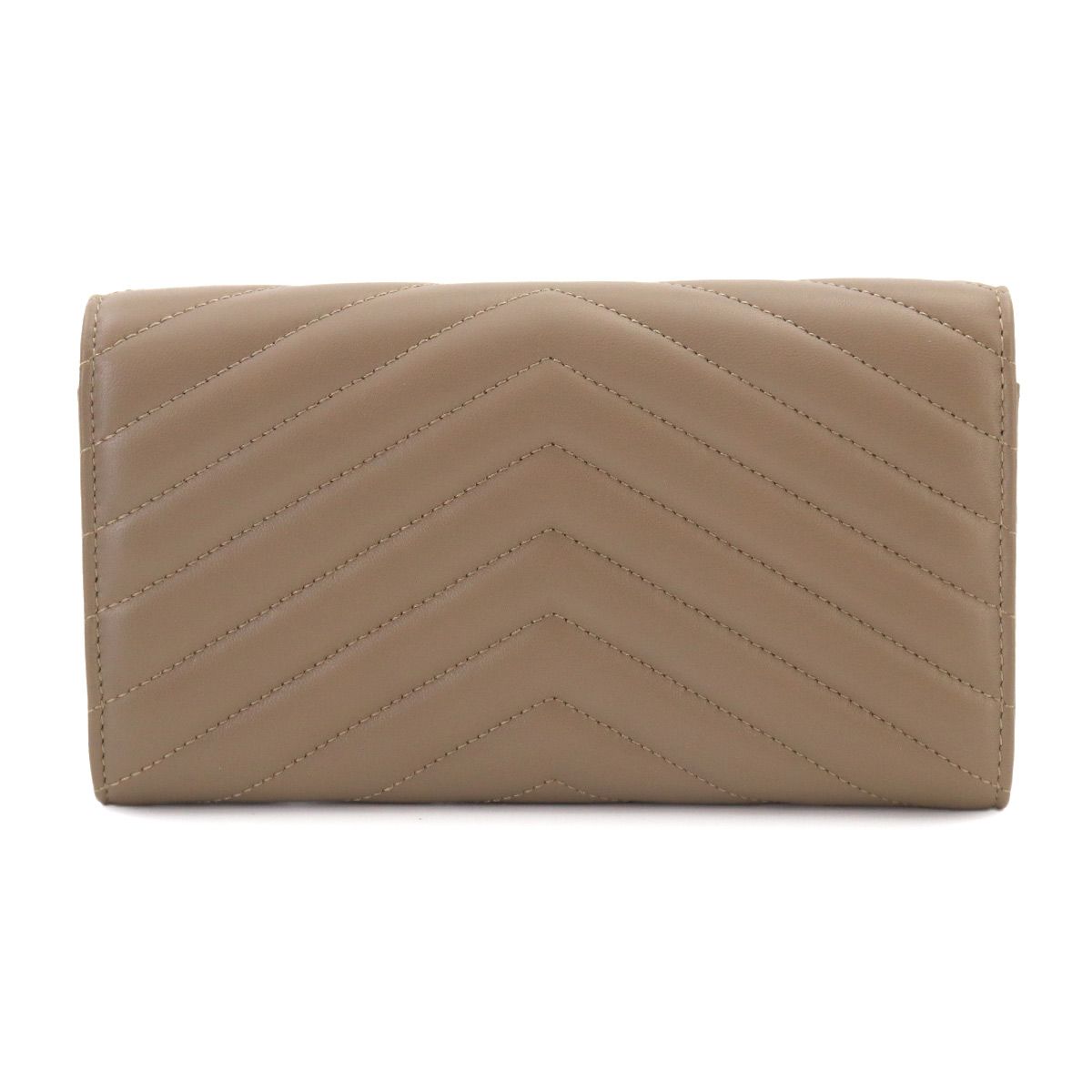 Saint Laurent Paris Monogram Large Flap Wallet Bifold Leather — view 3