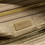 Prada Handbag Beige Leather — view 9