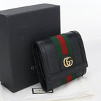 Gucci Compact Wallet Ophidia Bifold Leather
