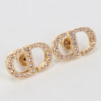 Dior Petit CD Stud Earrings
