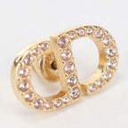 Dior Petit CD Stud Earrings — view 2
