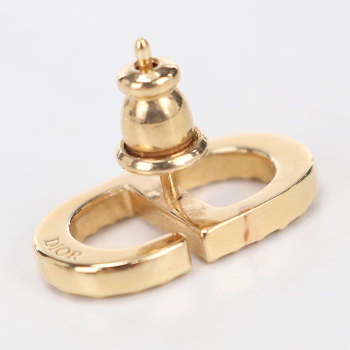 Dior Petit CD Stud Earrings — view 4