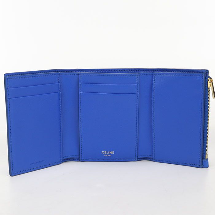 Celine Fine Strap Wallet Nino Trifold Calf — view 3