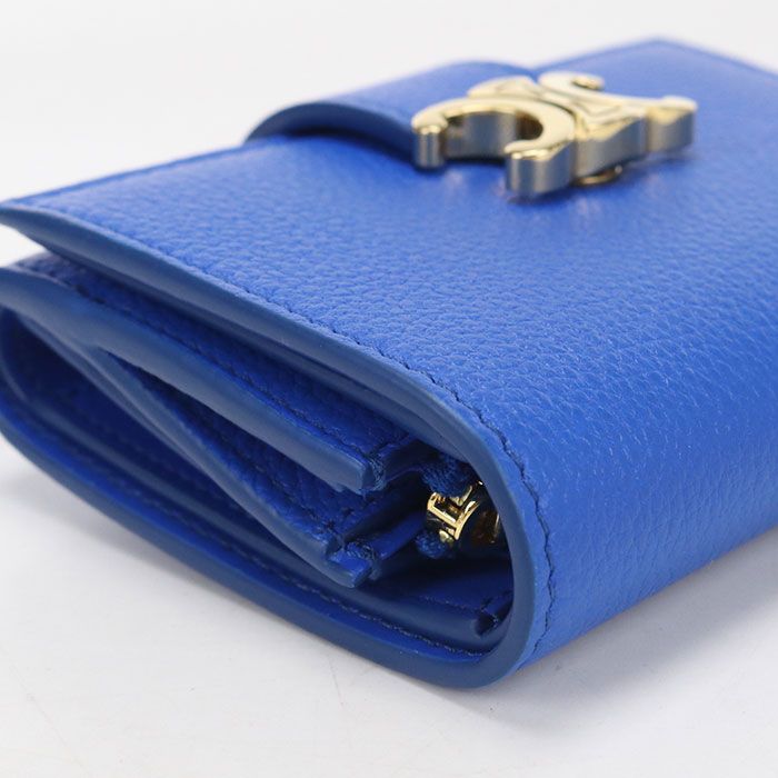Celine Fine Strap Wallet Nino Trifold Calf — view 7