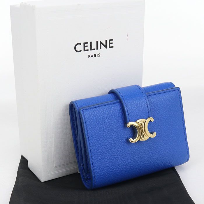 Celine Fine Strap Wallet Nino Trifold Calf