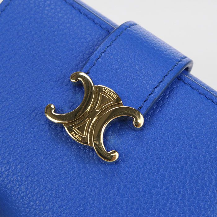 Celine Fine Strap Wallet Nino Trifold Calf — view 6