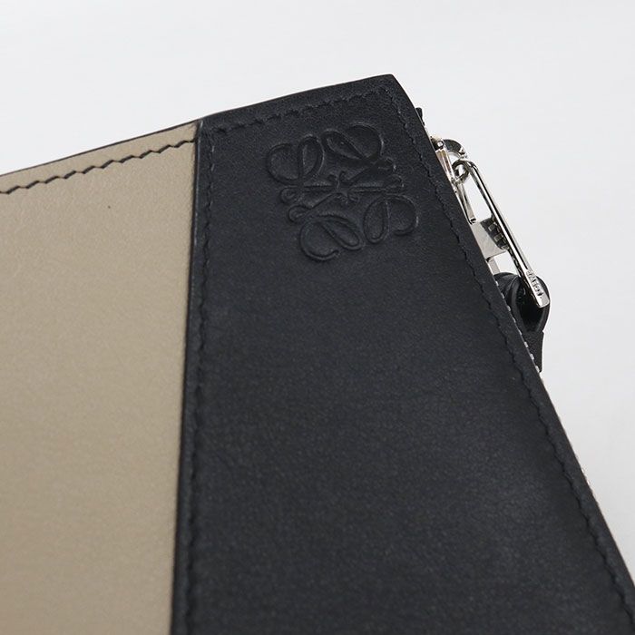 Loewe Slim Compact Wallet Puzzle Bifold Classic Calf — view 8