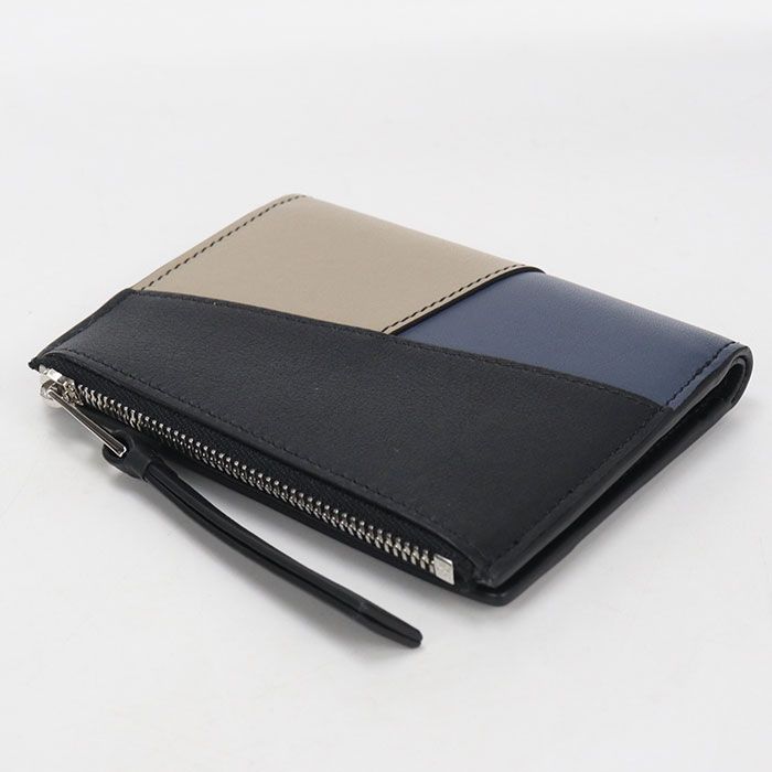 Loewe Slim Compact Wallet Puzzle Bifold Classic Calf — view 2
