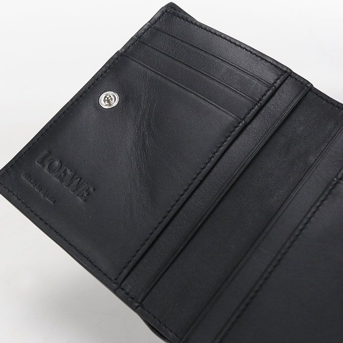 Loewe Slim Compact Wallet Puzzle Bifold Classic Calf — view 4