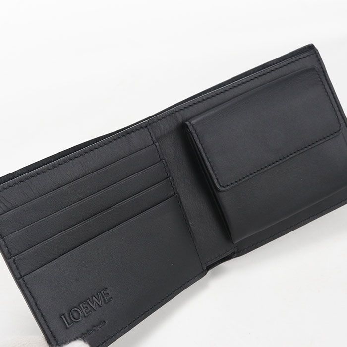 Loewe Bifold Coin Wallet Puzzle Classic Calf — view 3