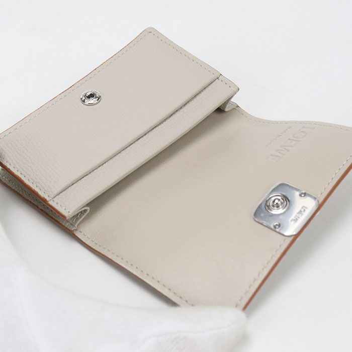 Loewe Business Card Holder Anagram Pebble Grain Calf — view 3