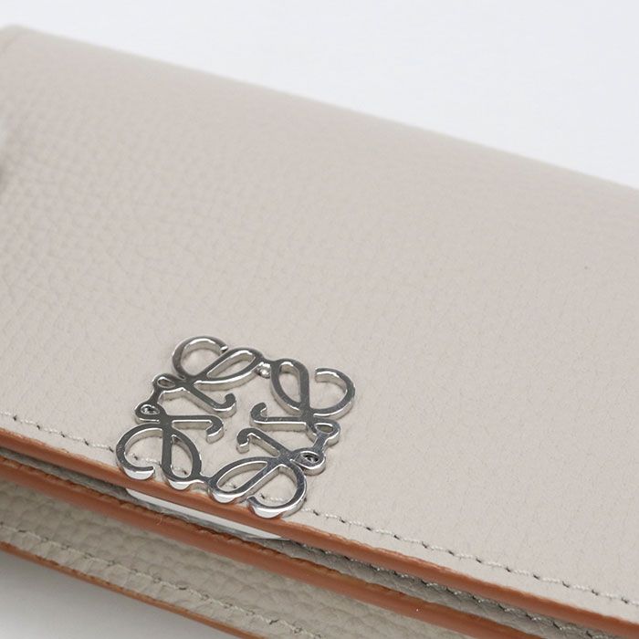 Loewe Business Card Holder Anagram Pebble Grain Calf — view 7