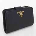 Prada Saffiano Leather Bifold Wallet Calf