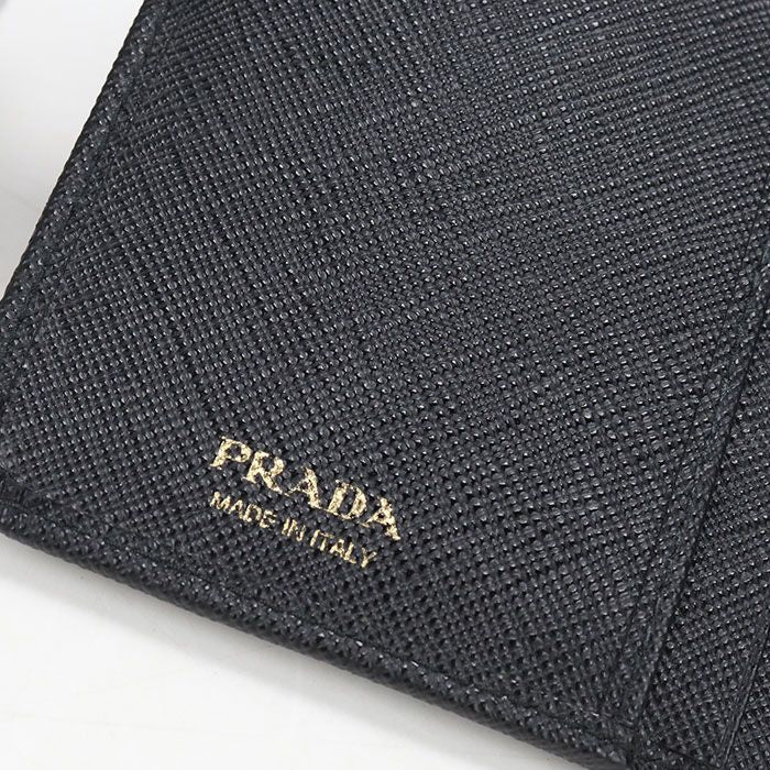 Prada Saffiano Leather Bifold Wallet Calf — view 5
